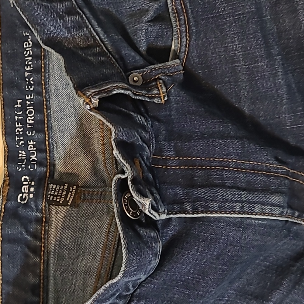 Gap Slim Stretch Blue Jeans Size 31X30